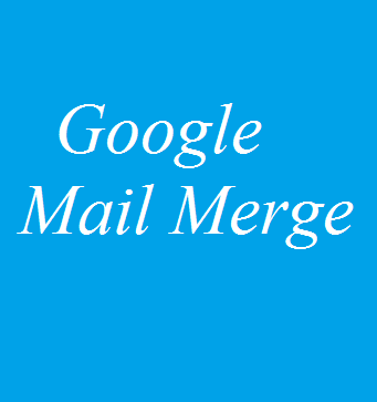 google mail merge
