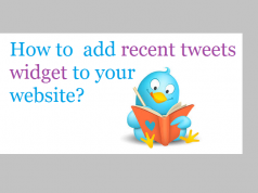 How to add recent tweets widget to your website?