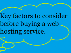 Key factors to consider before buying a web hosting service. Key factors to consider before buying a web hosting service.