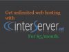 get unlimited web hosting with interserver.net for $5 per month