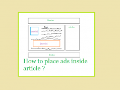 How to put ads inside Article?