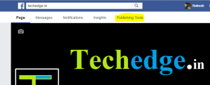 go to publishing tools in your Facebook page