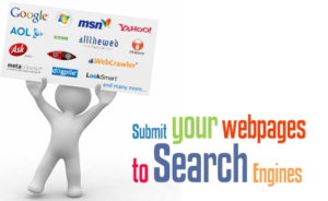 submit site or web pages to search engines