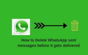 Delete whatsapp messages