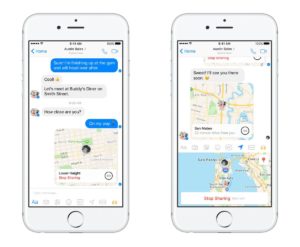 facebook messenger live location